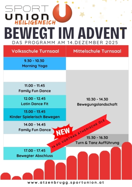 Bewegt im Advent Programm