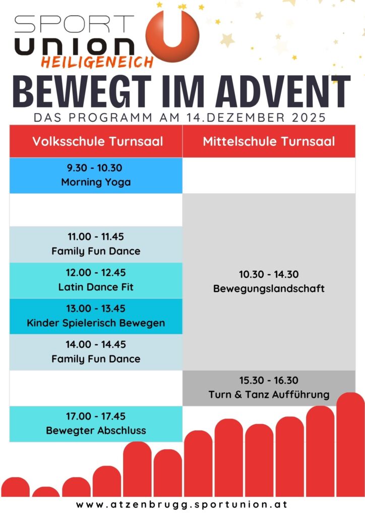 Bewegt im Advent Programm